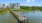 a private dock on a body of water
